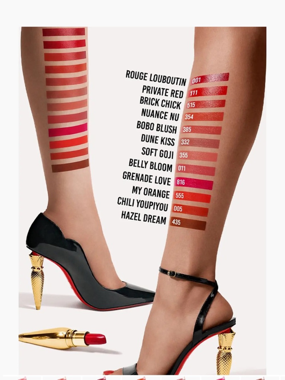 Christian Louboutin Rouge Louboutin Silky Satin Lipstick - 001 - Picture 6 of 7